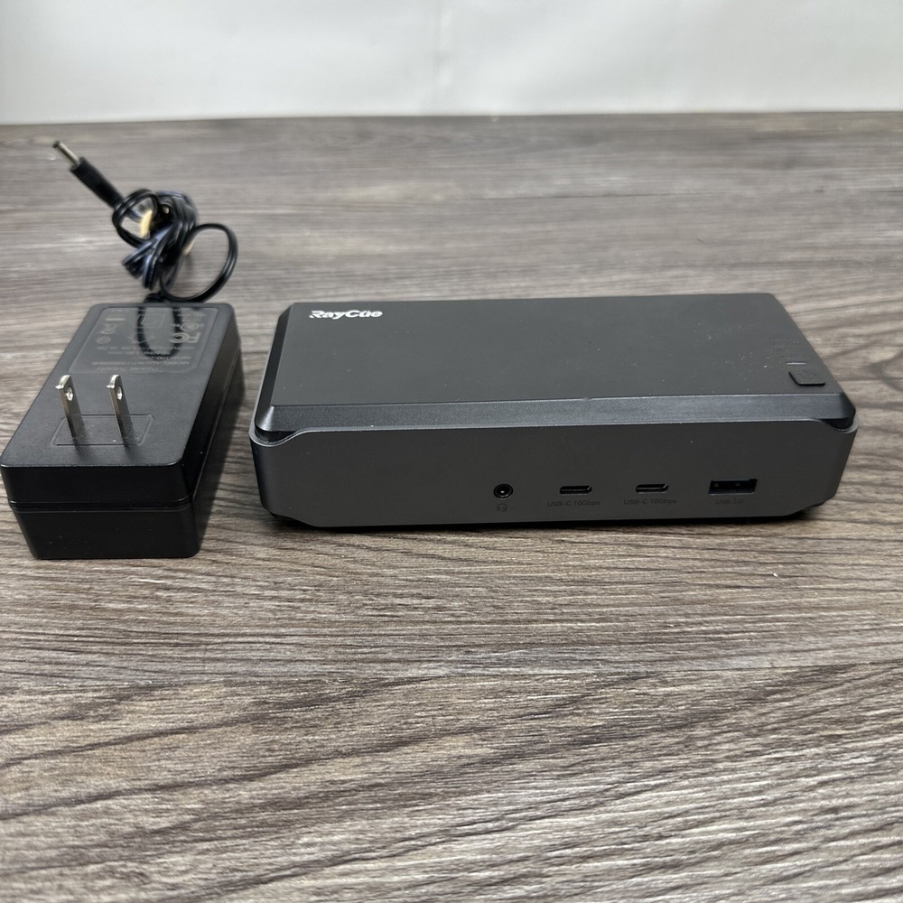 Raycue DK3F3 USB C Docking Station Triple Monitor, 15 IN 1 Laptop Docking Statio